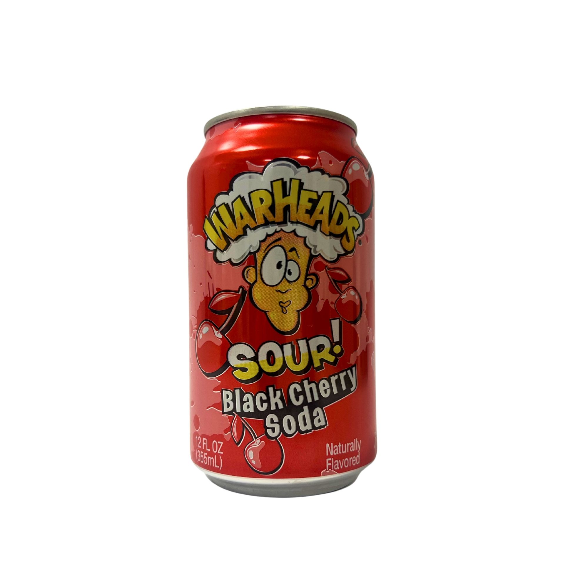 Warheads Sour Black Cherry Soda 355mL Warheads Sour Black Cherry Soda 355mL